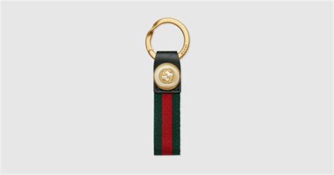 gucci nylon key ring